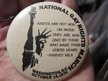 National March on Washington for Lesbian and Gay Rights Button 1